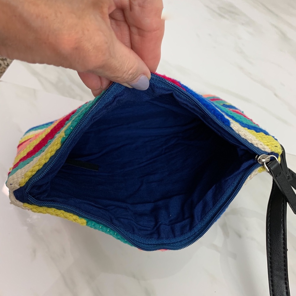 Rebecca Minkoff Colorful Woven Wristlet - Picture 8 of 9